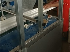 EPS线条包网机，自动网格布包网机